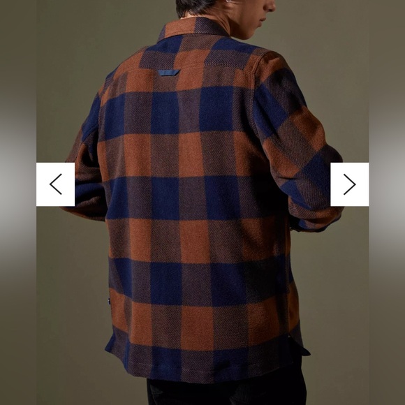 Fjallraven Mens Canada Wool Blend Plaid Flannel Snap Down Shirt Size 3XL - Picture 3 of 11